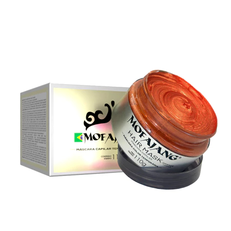 Mofajang Cera tintura lavável temporária - Orange 110g
