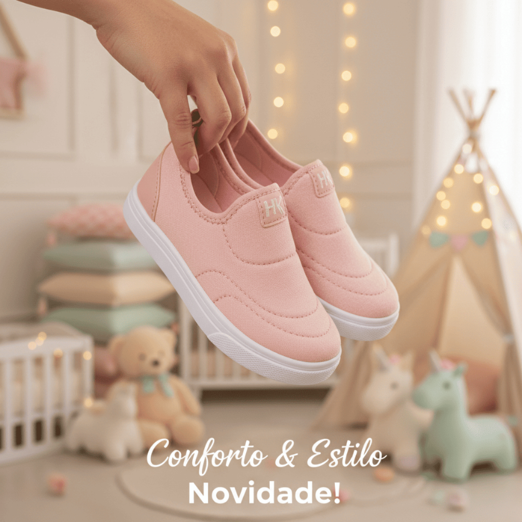 Tênis Infantil Escolar Unissex Prático Sem Cadarço em Oferta na Shopee