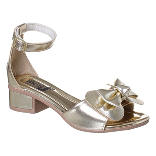 Sandália Feminina Infantil Juvenil Social Com Salto Laço Nó de Saltinho Confortável em Oferta na Shopee