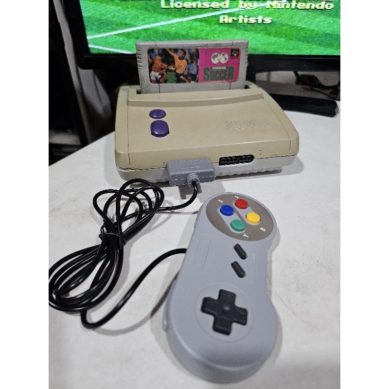 Super Nintendo Baby RF 1 controle 1 cartucho e cabos