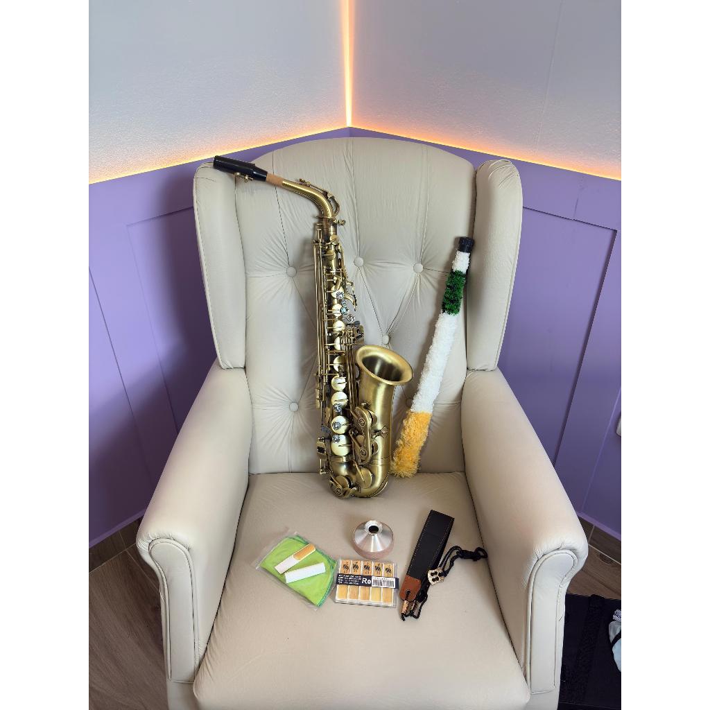 Saxofone Alto Mib + Maleta + Acessórios