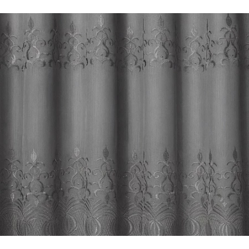 Cortina Linho Bordada com Forro Blackout no Tecido 4,00x2,70