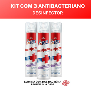 Kit 3 DESINFECTOR LYSOFORM Uso Geral Original Aerossol 300ml em Oferta na Shopee