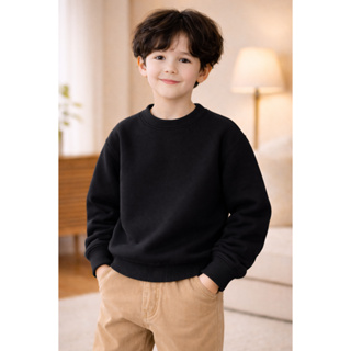 Blusa Moletom Felpado Gola Careca Infantil Menino Menina Inverno 4 Ao 10 em Oferta na Shopee