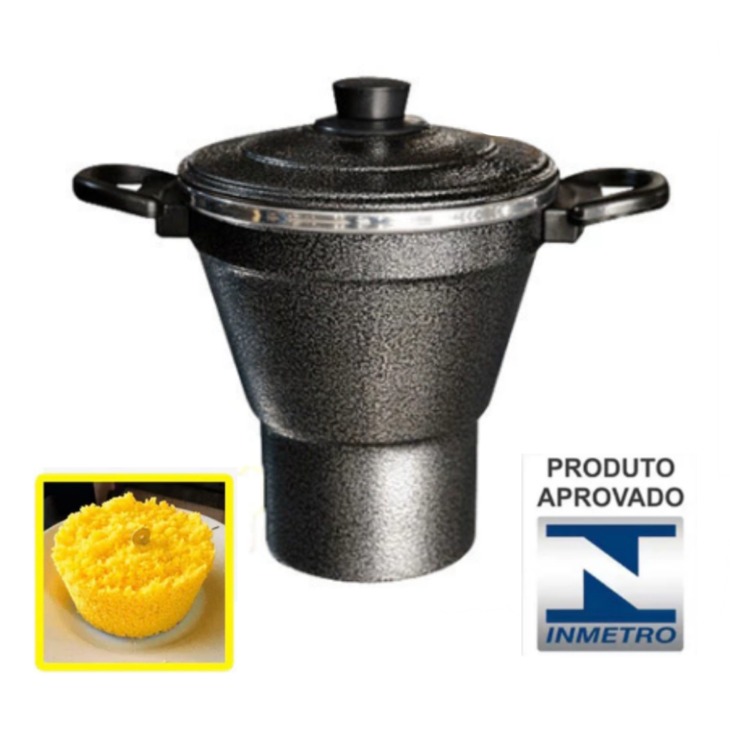 Cuscuzeiro Nordestino Cuscuzeira Tradicional Polido e Craqueado Diversos Tamanhos em Oferta na Shopee