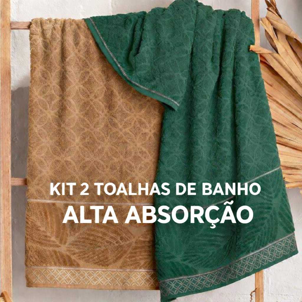 Kit 2 Toalhas de Banho Nativa Luxo Appel - Macias e Alta Absorção 100% Algodão Premium em Oferta na Shopee