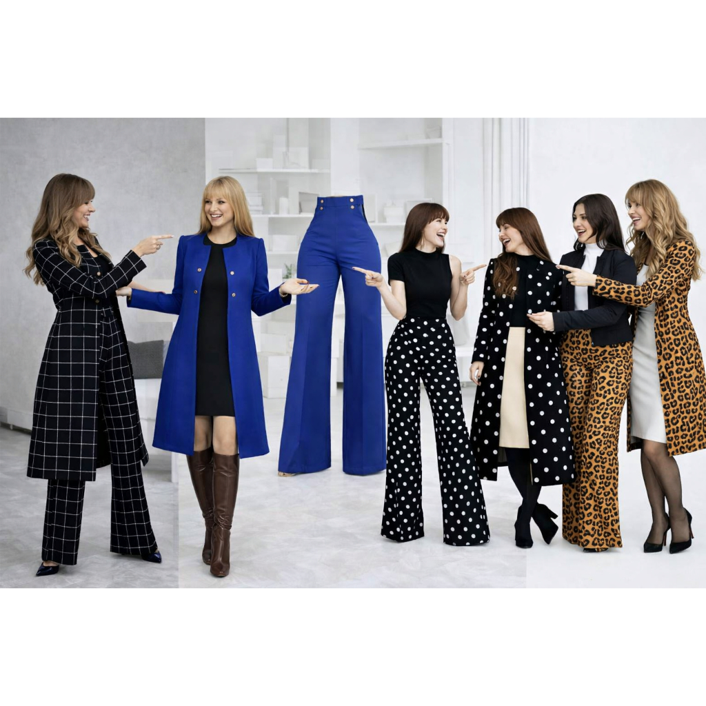 CONJUNTO SOCIAL FEMININO KIT 2 PEÇAS CASACO E CALÇA UO SOMENTE SOBRETUDO FEMININO SOCIAL OU SÓ CALÇA PANTALONA PLUS SIZE