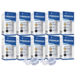 Kit Com 10 Velas Tripla Ação Premium Alcalina Para Filtro De Barro e 2 Boias em Oferta na Shopee