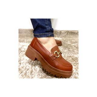 Mocassim Feminino Em Couro Legitimo Robusto Leve Confortavel em Oferta na Shopee