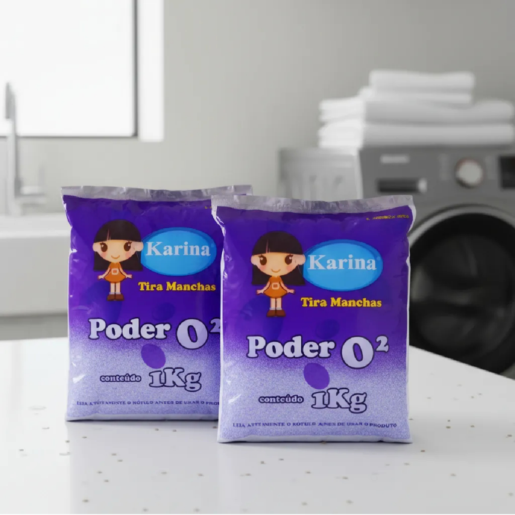 Tira Manchas Karina Percarbonato de Sódio Poderoso Lava Roupas sem Danificar 1Kg