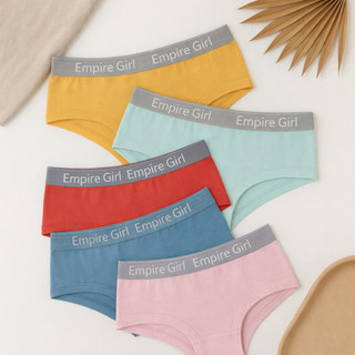 Kit 5 Calcinhas Box Boxer Feminina - Cueca Feminina