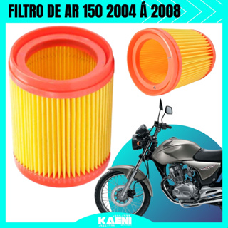 Filtro De Ar Moto Honda Cg Titan 150 2004 2005 2006 2007 2008 Ks Es Esd em Oferta na Shopee