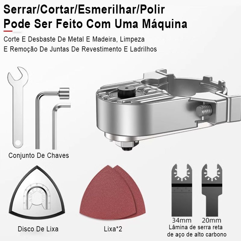 Kit Adaptador M14 para Esmerilhadeira com Componentes para Cortes e Acabamentos Precisos — imagem 2 de 2