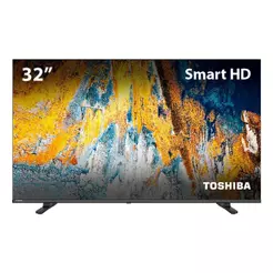 Smart TV 32" Toshiba HD 32V35L Tela DLED com Assistente de Voz Integrado, Vidaa, Wi-Fi, USB e HDMI