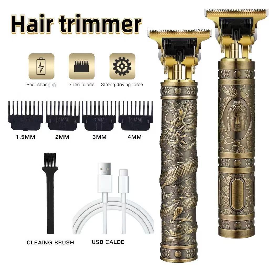 Maquina de Barbear cortar cabelo Aparador Profissional barbeador acabamento Sem Fio Portátil em Oferta na Shopee