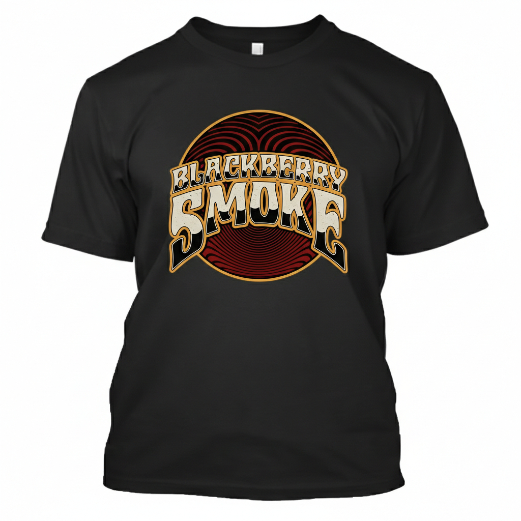 Camiseta Blusa Tshirt Rock And Roll Banda Blackberry Smoke Country Rock Estampa Premium 100% Algodão