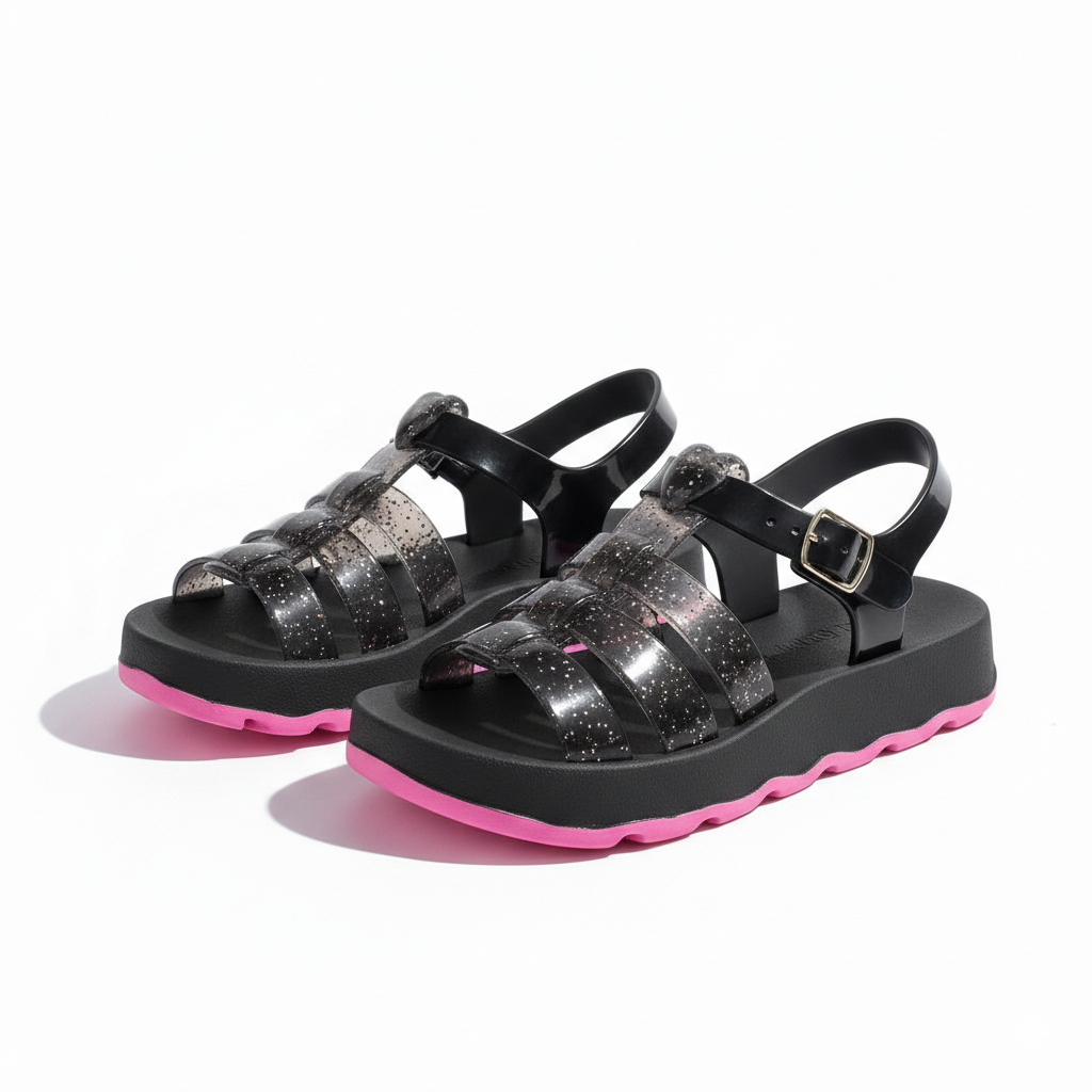 SANDALIA FLOX PAPETE INFANTIL GLITTER MENINA ESTILOSA BIRKEN BLOGUEIRINHA CHARMOSA em Oferta na Shopee