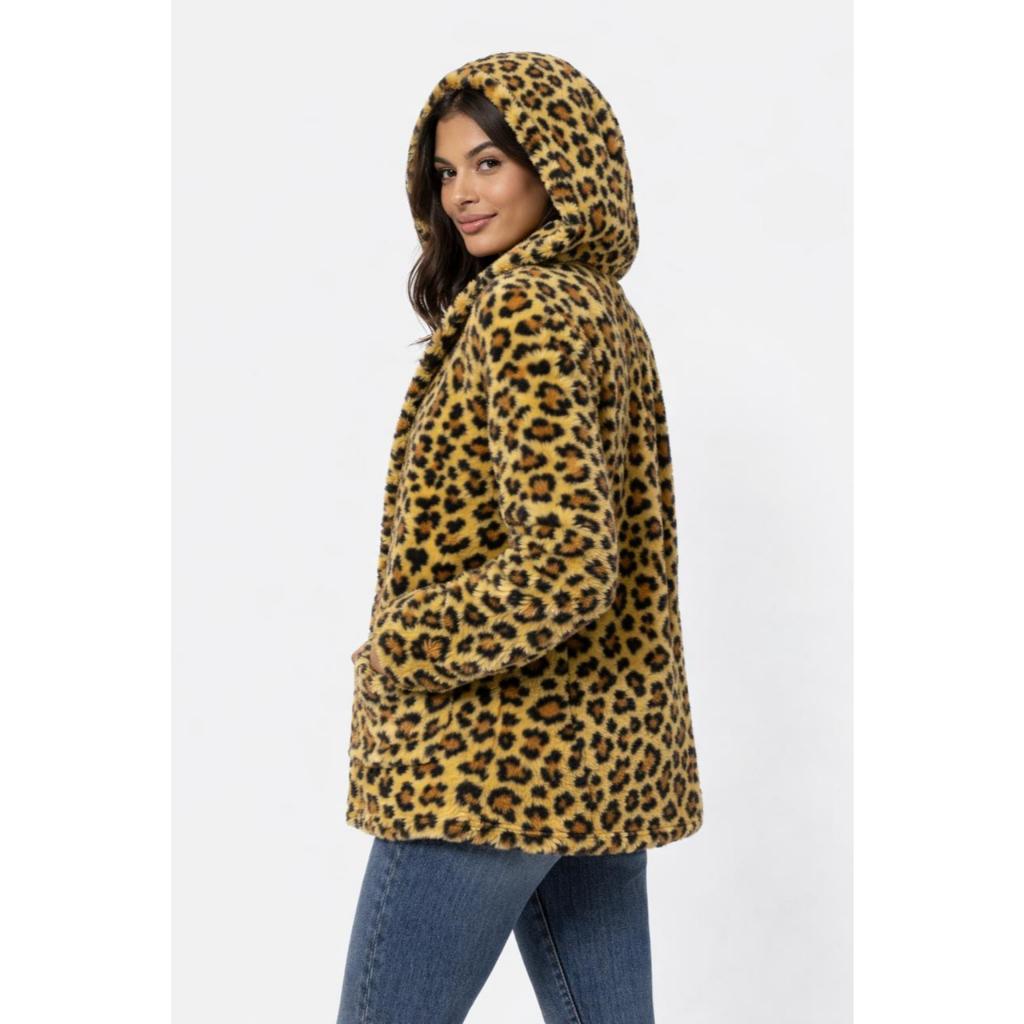 casaco Teddy xadrez com capuz para inverno em Oferta na Shopee