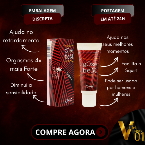 GOZE BEM GEL LUBRIFICANTE RETARDANTE MASCULINO (15ml) SEX SHOP PARA CASAL PRODUTOS ERÓTICOS em Oferta na Shopee