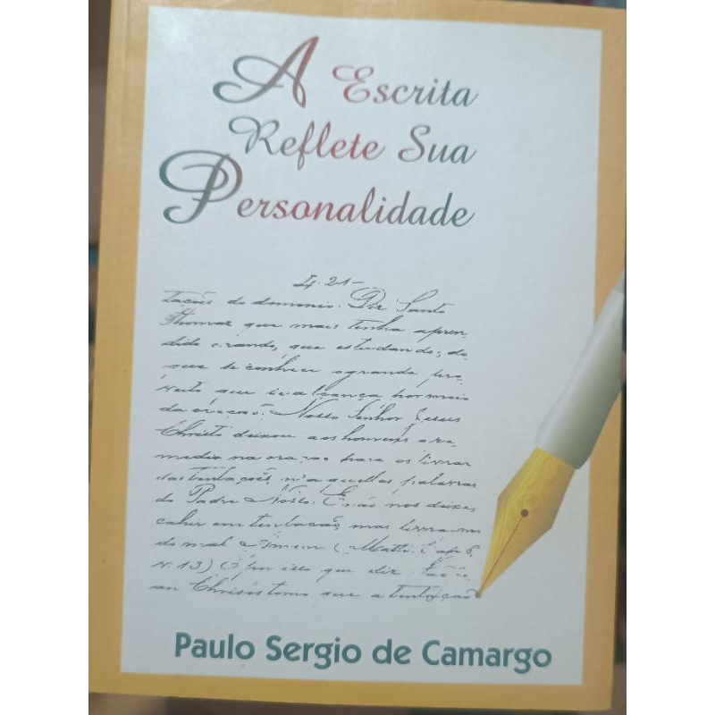 Livro A Escrita Reflete sua Personalidade