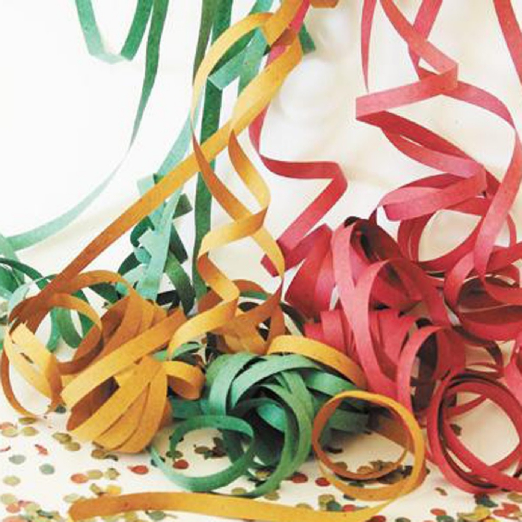 Serpentina para Carnaval fitas Tnt Mania Colorida 10 Unidades 10m X 1cm