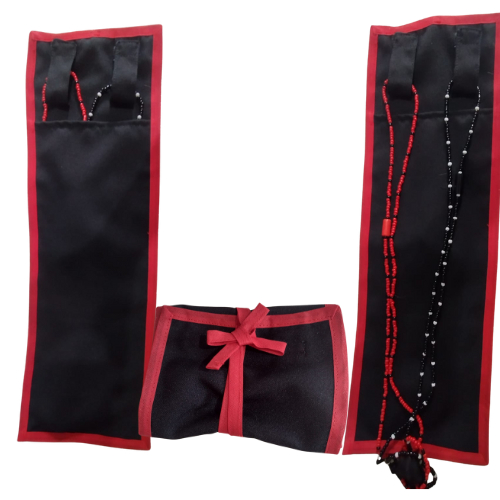 Estojo saco Porta Guias  Bolsa Porta Guia Exu é o Orixá Umbanda Candomblé