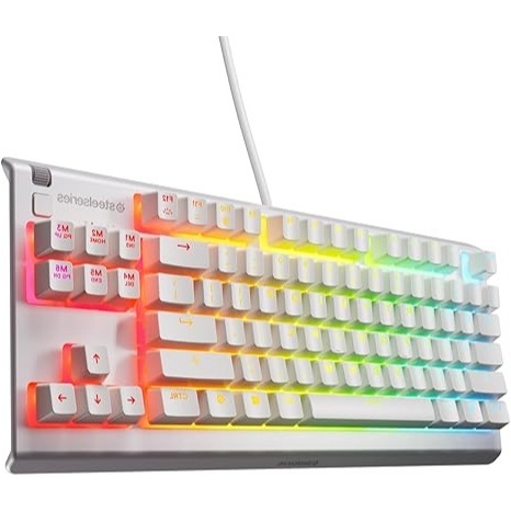 MageGee Mini 60% teclado de jogos, atualização RGB Backlit 61 teclado ultra-compacto, TS91 Ergonômico Impermeável Branco em Oferta na Shopee