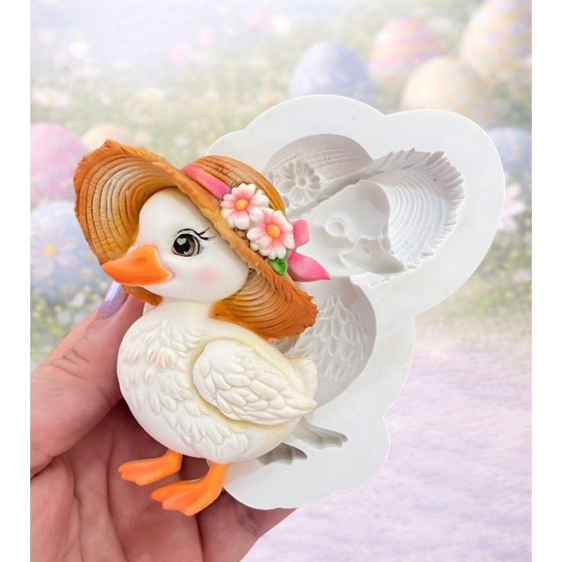 Molde de silicone Patinha Chapéu
