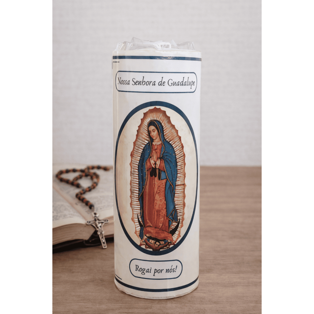 Vela Votiva 265g - Nossa Senhora de Guadalupe - Devocional