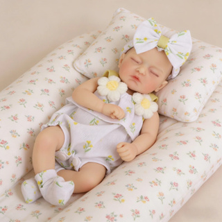 Bebê Reborn Boneca Silicone Solido 30cm Menina Olho fechado Pele Suave com Acessórios em Oferta na Shopee