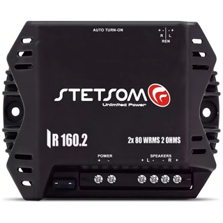 Módulo Amplificador Stetsom IR160.2 2 Canais 80W RMS 2 Ohms 12V Som Automotivo Carro em Oferta na Shopee