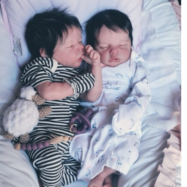 Bebê Reborn twin a twin B gêmeos