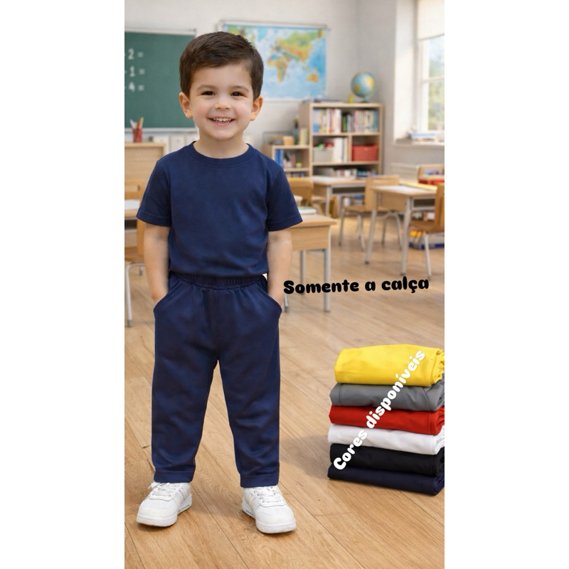 Calça Uniforme Escolar Infantil KIT ou Unidade