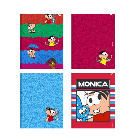 CADERNO BROCHURÃO OU DESENHO TURMA DA MONICA 80 FOLHAS - ANIMATIVA - UNIDADE em Oferta na Shopee