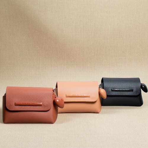 Bolsinha Feminina Pequena Suellen com Coração – Clutch, Necessaire Porta Maquiagem Veste&Vai