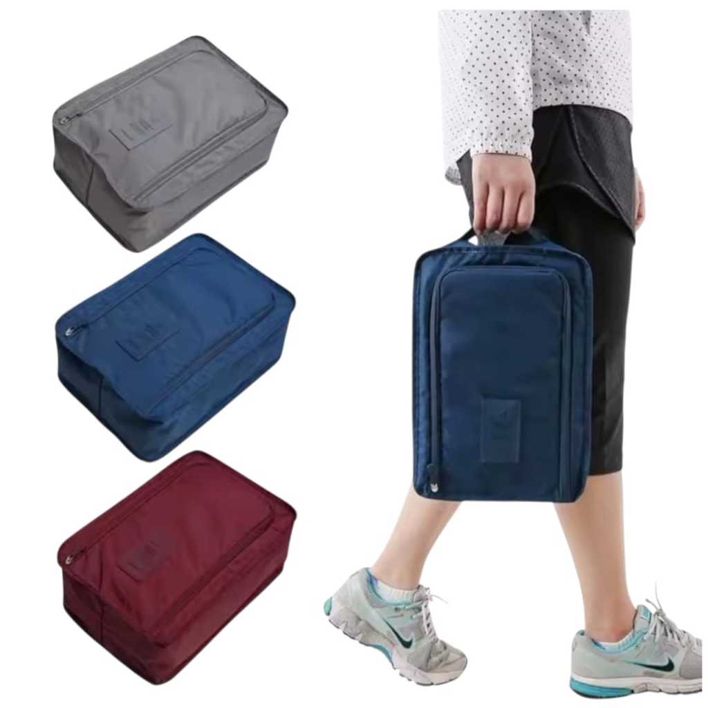 Bolsa Organizador Porta Sapato para Viagem Impermeável Dobrável