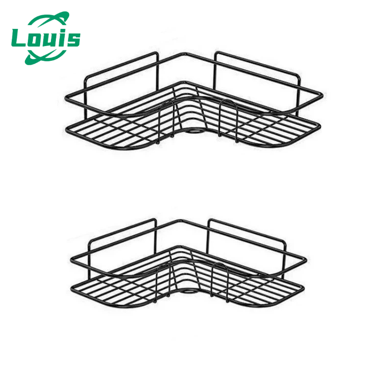 Louis Kit 2 Prateleiras Suporte Com Alto Adesivos Para Parede Banheiro Cozinha em Oferta na Shopee
