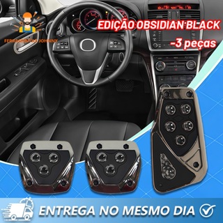 Kit 3 Peças Pedaleiras Esportivas Automotiva Carros Tuning Acessórios Universal  Envio Imediato em Oferta na Shopee