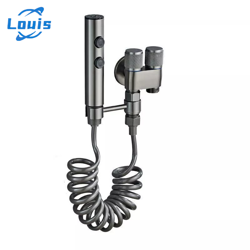 Louis Kit Ducha Higiênica Para Banheiro Duas Saídas De 1/2 Mm Com Registro Conjunto De Pulverizador em Oferta na Shopee