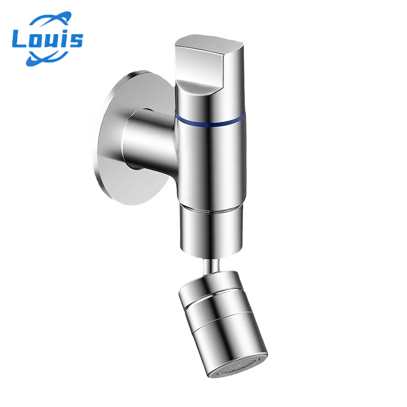 Louis Torneira de banheiro giratória de parede, torneira de pia de esfregão 2 modos de pulverização em Oferta na Shopee
