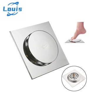 Louis Ralo Click Inteligente 15x15cm Inox, Quadrado Veda Cheiro para Banheiro e Cozinha em Oferta na Shopee