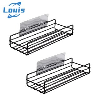 Louis Kit 2 Prateleiras Suporte Alto Adesivos para Parede, Banheiro Cozinha Shampoo Sabonete e Panheiro em Oferta na Shopee