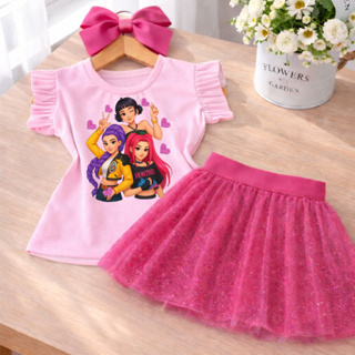 Conjunto Infantil Menina Estiloso K-Pop Girls em Oferta na Shopee