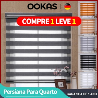 OOKAS Multicolorido Persiana Para Quarto Persiana PVC Cortinas E Persianas Blackout Alemãs em Oferta na Shopee