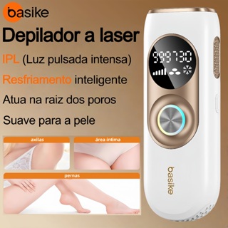 Basike Depilador intimo feminino—IPL(5 Níveis Depilador a laser), Sensação Gelada e Confortável em Oferta na Shopee