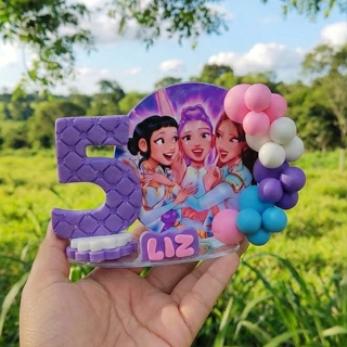 Vela de aniversário Guerreiras do K-POP/ Festa cenário Guerreiras do K-POP em Oferta na Shopee