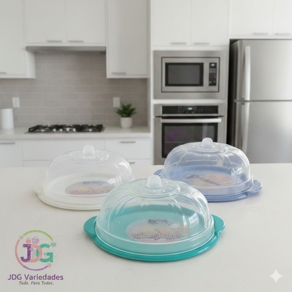 Porta queijo - Queijeira transparente com base em Oferta na Shopee