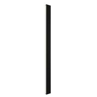 Arandela Linear Duetto Preta 100cm 3000K Dupla Luz 13W Bivolt Moderna Parede Sala Quarto Luxo