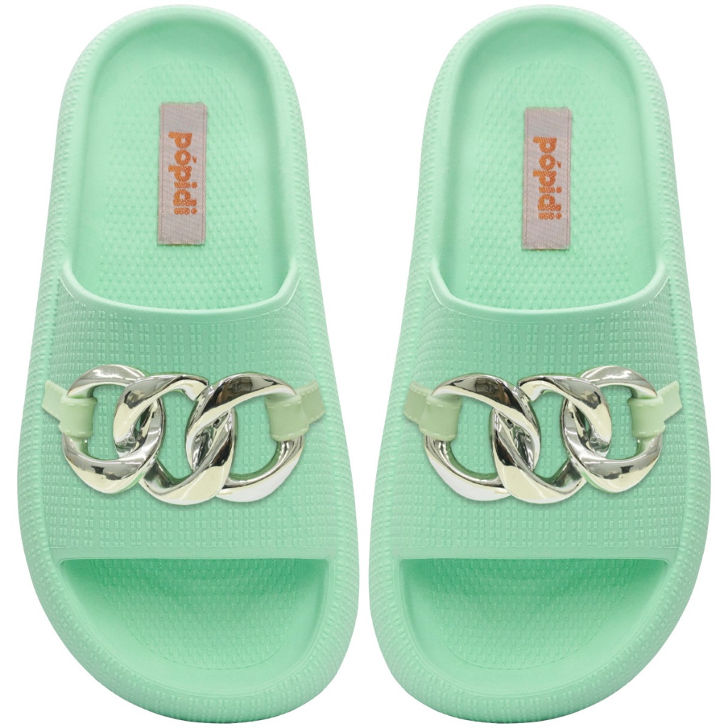 Chinelo Estilo Nuvem Nº 25 ao 40 Sandalia Moda Feminina Menina Slide Corrente 12.120