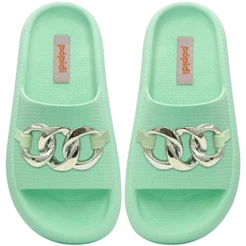 Chinelo Estilo Nuvem Nº 25 ao 40 Sandalia Moda Feminina Menina Slide Corrente 12.120